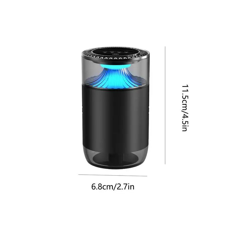 Smart Car Air Freshener Rechargeable Car Aroma Diffuser Cloud Mist with Sound Pickup Lamp RGB Light for Auto Interior Decoration