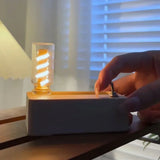 DIY Decompression Small Night Light LED Flip Small Night Light Creative Mechanical Magnetic Small Night Light Desktop Decoration