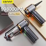 Mini Car Vacuum Cleaner 998000PA Cordless Powerful for Home Handheld Blower Car Cleaner Portable Car Vacuum Cleaner