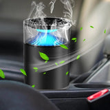 Smart Car Air Freshener Rechargeable Car Aroma Diffuser Cloud Mist with Sound Pickup Lamp RGB Light for Auto Interior Decoration