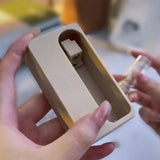 DIY Decompression Small Night Light LED Flip Small Night Light Creative Mechanical Magnetic Small Night Light Desktop Decoration