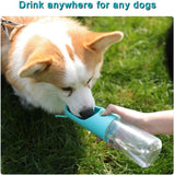 Dog Water Bottle, 13.5Oz Travel Dog Water Bottles for Walking, Leakproof Portable Pet Water Bottles for Puppy Small Medium Large Dogs Water Dispenser, BPA Free Dog Travel Drink Cup