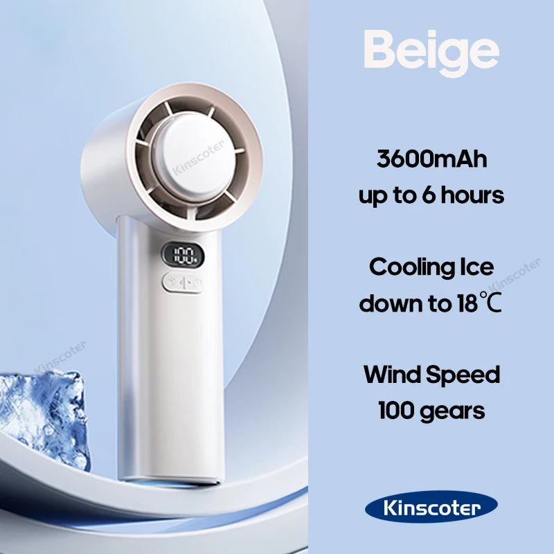 Multifunctional Electric Handheld Fan Wireless Portable Home Quiet Ventilator Desktop Wall Ceiling Fan Air Cooler