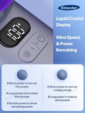 Multifunctional Electric Handheld Fan Wireless Portable Home Quiet Ventilator Desktop Wall Ceiling Fan Air Cooler