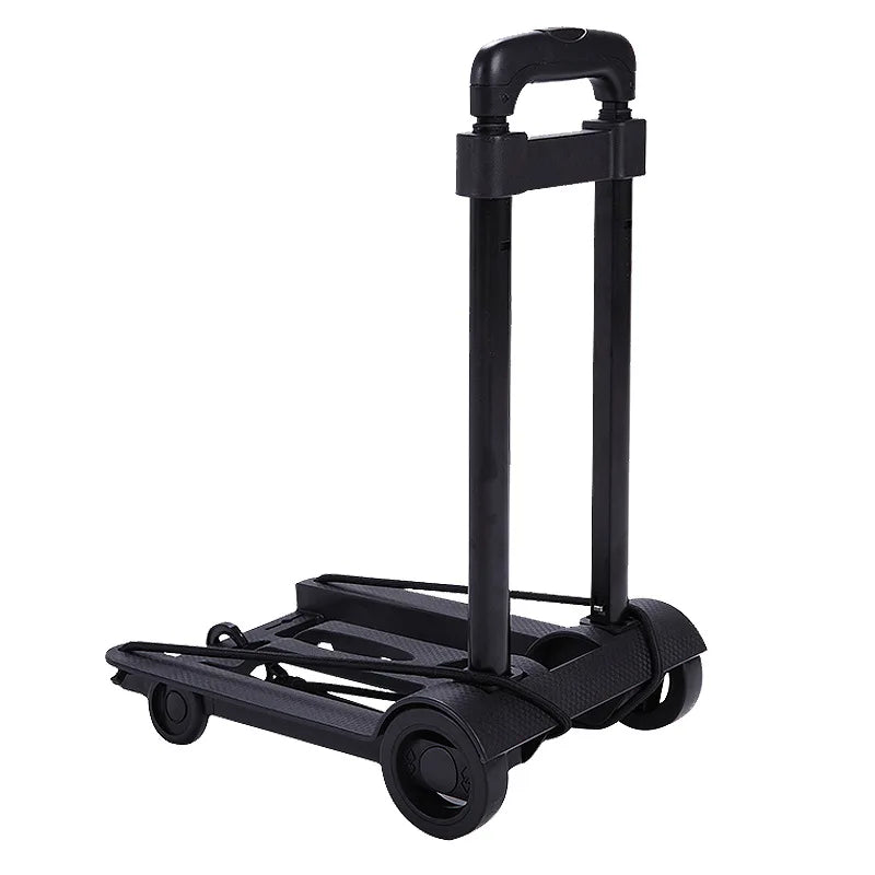 2/4-Wheeled Small Truck with Foldable Pull Rod, Portable Shopping Cart, Household Grocery Cart, Small Pull Cart, Luggage Cart